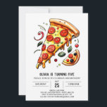 Custom Kids Pizza Birthday Einladung<br><div class="desc">Rufen Sie alle kleinen Pizzafreunde zu einer Feier, die nur für sie mit unserer Custom Kids Pizza zum Geburtstag Einladung entworfen wurde! Diese Einladung ist ein Spielplatz mit vielen Möglichkeiten, mit dem Sie jedes Detail individuell gestalten können, um den besonderen Stil und die Persönlichkeit Ihres Kindes Anzug. Stellen Sie sich...</div>