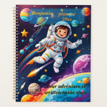 Custom Kids Space Planer Cover - "Ihr Abenteuer