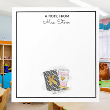 Custom Kindergarten Lehrer Wertschätzung Schwarz