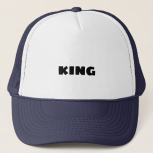 Custom King text name Caps Hats Cool Trucker Truckerkappe