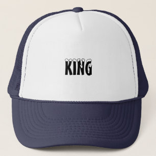 Custom King text name Caps Hats Cool Trucker Truckerkappe