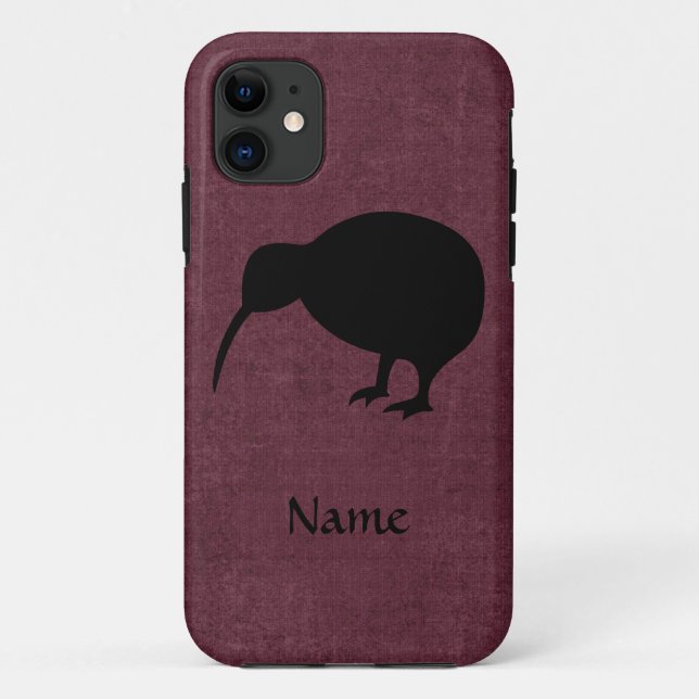 Custom Kiwi i iPhone Case (Rückseite)