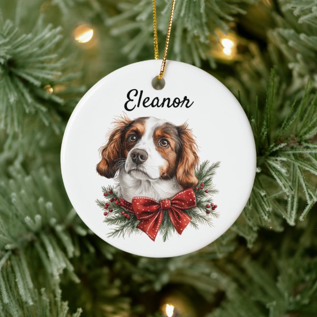 Custom Kooikerhondje Pet Keramik Ornament (Baum)