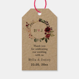 Custom Kraft Paper, Personalisiert Wedding, vielen Geschenkanhänger