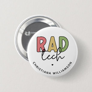 Custom Krass Tech Radiologiologist Radiology Button