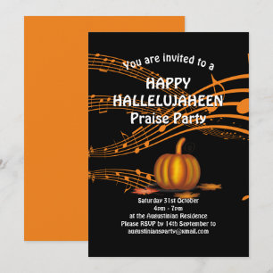 Custom   Kürbis   Christlich Halloween Einladung