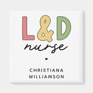 Custom L and D Nurse Arbeitskräfte und Versorgun Magnet