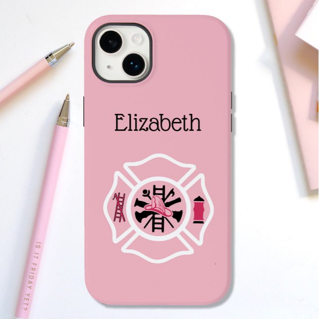 Custom Lady Firefighter Iphone Case (Von Creator hochgeladen)