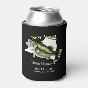Custom Lake/Date New York Bass Opener Dark Dosenkühler