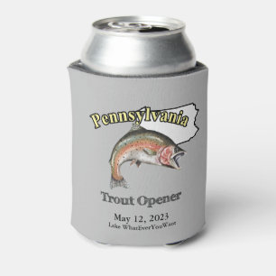 Custom Lake/Date Pennsylvania Trout Opener Light Dosenkühler