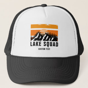 Custom Lake Squad Lake Life Boats Sommerurlaub Truckerkappe