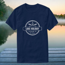 Custom Lake, Town and Family Name Nautical Anchor
