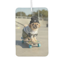 Custom Landscape Rectangle Air Freshener, New Car