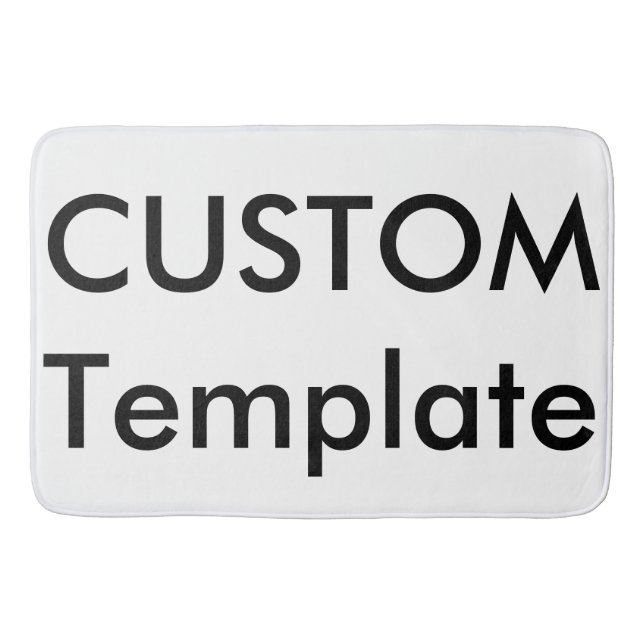 Custom Large Memory Foam Bath / Showmat Badematte (Vorderseite)