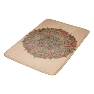 Custom Large Vintag Mosaik Bath Mat Badematte
