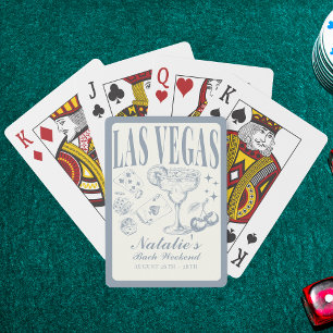 Custom Las Vegas Junggeselinnen-Abschied Personali Spielkarten