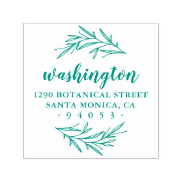 Custom Laurel Branch Rücksendeadresse Permastempel