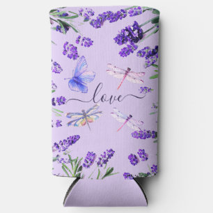 Custom Lavendel Dragonfly Shabby Chic Boho Style Selters Dosenkühler