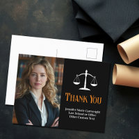 Custom Law School Black Orange Anwältin Vielen Dan