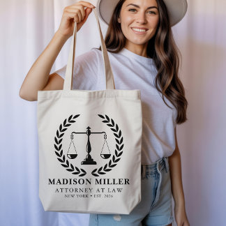 Custom Lawyer Tote Bag, New Lawyer Graduation Gift Tragetasche