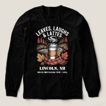 Custom Leafs Laughs Lattes Fall Trip Shirt