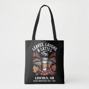 Custom Leafs Laughs Lattes Fall Trip Tasche