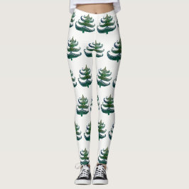 Custom Leggings Weihnachtsbäume
