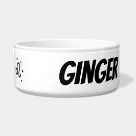 Custom Leo Zodiac Sign Keramik Pet Bowl Napf
