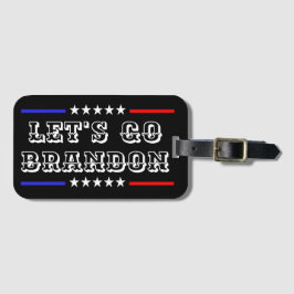 Custom LET'S GO BRANDON Funny Spaß FJB Politik Gepäckanhänger