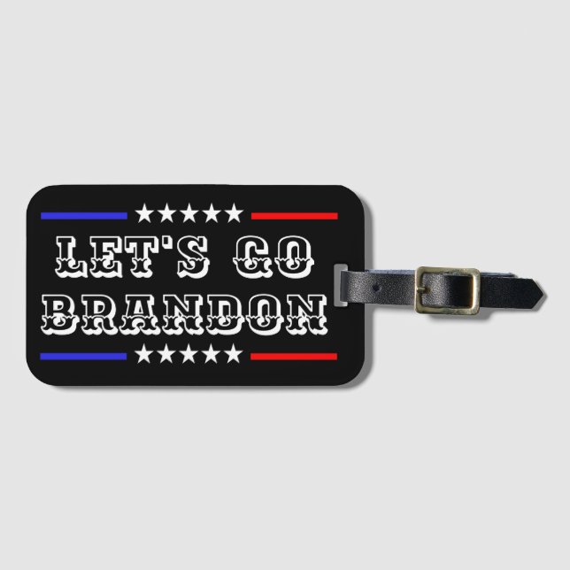 Custom LET'S GO BRANDON Funny Spaß FJB Politik Gepäckanhänger (Vorderseite (Horizontal))