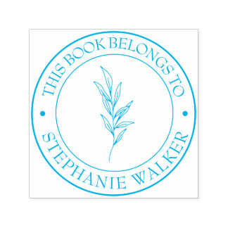 Custom Library Book Briefmarke - Ex Libris - Buchz Permastempel