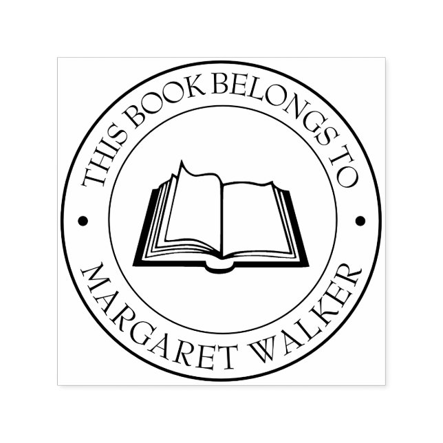 Custom Library Book Briefmarke - Ex Libris - Buchz Permastempel (Design)