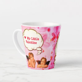 Custom LIEBE MY LITTLE VALENTINE Cherub Angeln Milchtasse