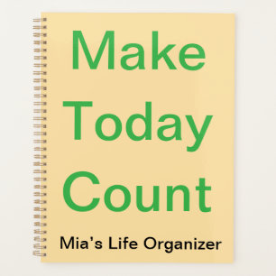 Custom Life Planner - Motivierend 2025 Journal Planer