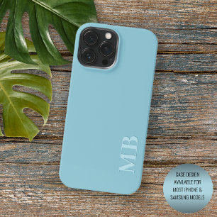 Custom Light Soft Türkis blau gefärbt iPhone 16 Pro Max Hülle