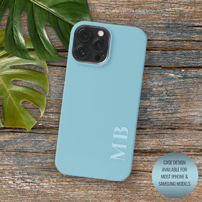 Custom Light Soft Türkis blau gefärbt iPhone 16 Pro Max Hülle (Von Creator hochgeladen)