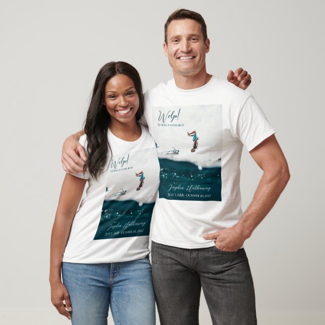 Custom Lighthearted Beerdigungshemd für Memorial T-Shirt (Unisex)