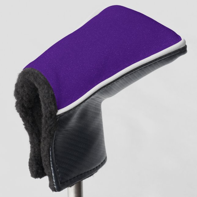 Custom Lila Golf Club Head Cover Headcover (3/4 Vorderseite)