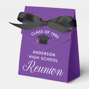 Custom Lila High School Wiedersehen-Partys Geschenkschachtel