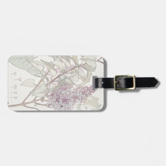 Custom Lilac Luggage Tag Gepäckanhänger