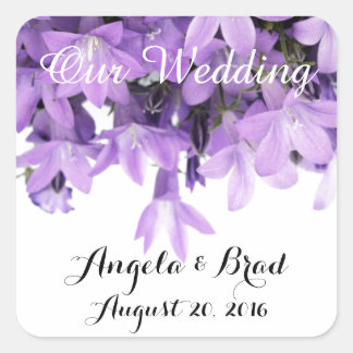 Custom Lilac Wedding Umschlag Aufkleber Stickers