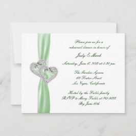 Custom Limon Hearts Probe Abendessen Einladung