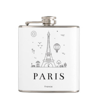 Custom Liquor Flask – Personalized Vinyl Flask for Flachmann