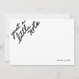 Custom Little Note Stationery Mitteilungskarte