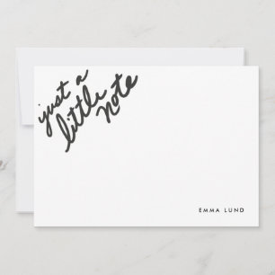 Custom Little Note Stationery Mitteilungskarte