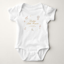Custom Little Princess Niedlich Pink Girl Fairytal Baby Strampler