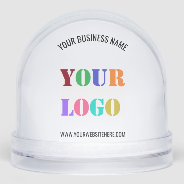 Custom Logo and Text Business Gift Snow Globe (Avant)