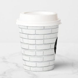 Custom Logo Bridge Wall Paper Cup 8oz Pappbecher