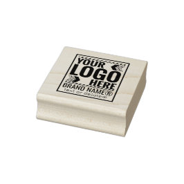 Custom Logo, Business or Brand Logo Personalized Gummistempel
