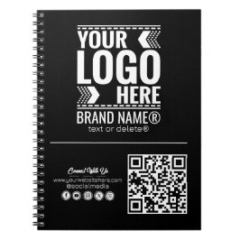 Custom Logo, Business or Brand Logo Personalized Notizblock
